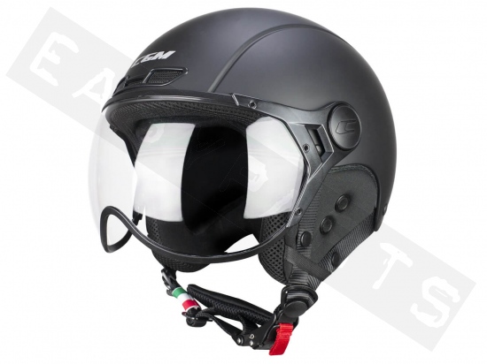 Helmet E-Bike CGM 801A EBI MONO matt black (shaped visor)